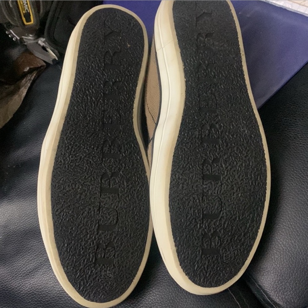 Burberry Tan and Red Women's Sneakers - Picture 3 of 3